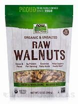NOW Walnuts (Raw,Unsalted) 12oz