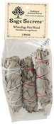 SageSecrets WhiteSage MiniWands 3pk