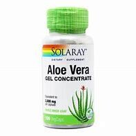 SolaRay AloeVeraGelConcentrate 100caps