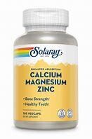 SolaRay Calcium,Magnesium, &amp;Zinc 100caps