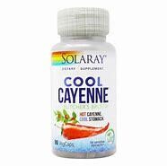 SolaRay CoolCayenne W/ButchersBroom 320mg 90caps