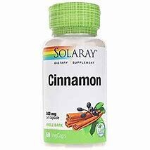 SolaRay Cinnamon 500mg 60caps
