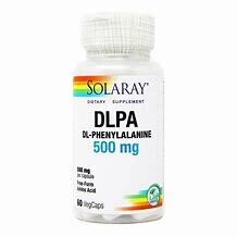 SolaRay DL-Phenylalanine (DLPA FreeForm) 500mg 60Caps