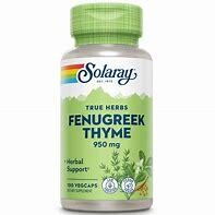 SolaRay Fenugreek&amp;Thyme 475mg 100caps