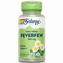 SolaRay Feverfew 380mg 100caps