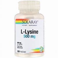 SolaRay L-Lysine 500mg 120caps
