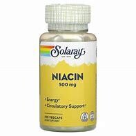 SolaRay Niacin 500mg 100caps