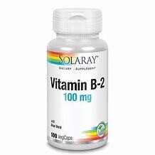 SolaRay VitaminB2 100mg 100caps