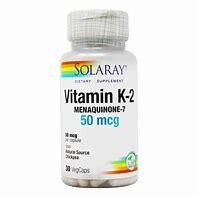 SolaRay VitaminK2 Menaquinone7 50mcg 30caps