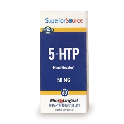 SuperiorSource 5HTP-Mood 50mg 60tabs