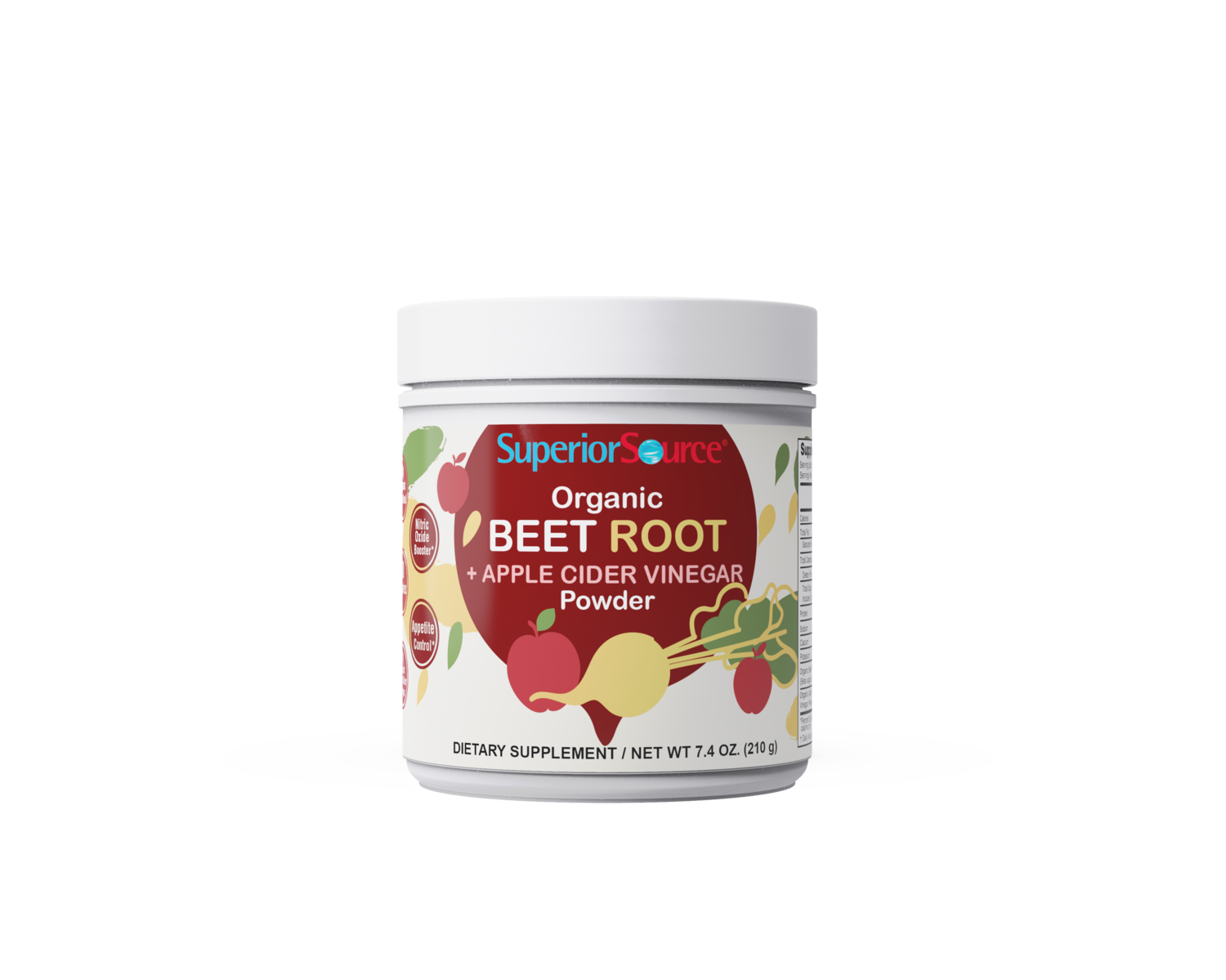 SuperiorSource BeetRootPowder W/ACV 7.4oz