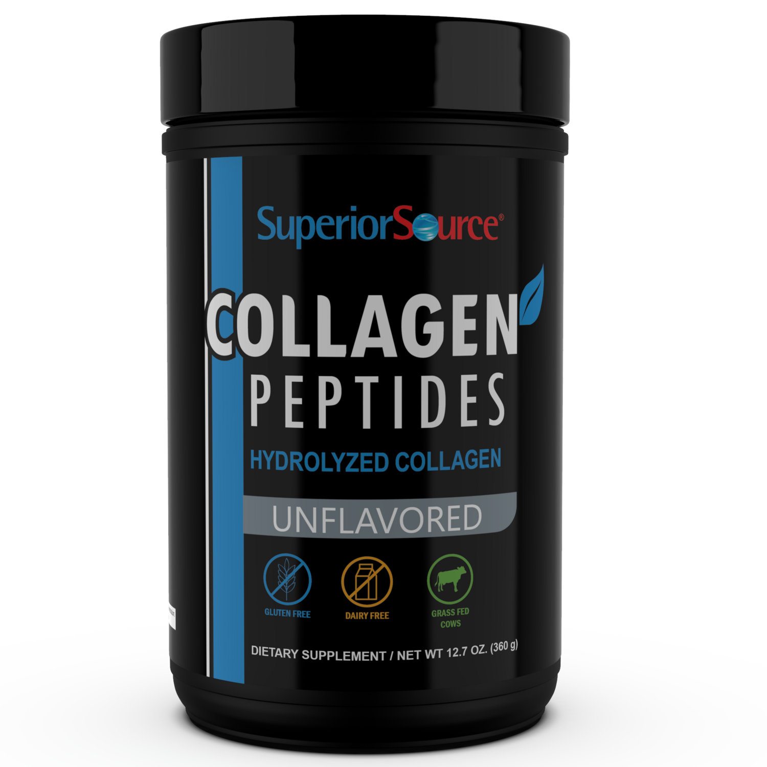 SuperiorSource CollagenPeptide Unflavored 12.7oz