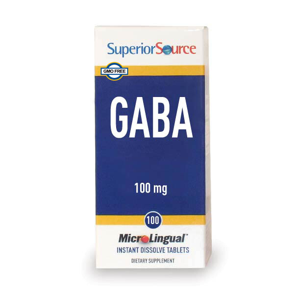 SuperiorSource GABA 100mg 100tabs