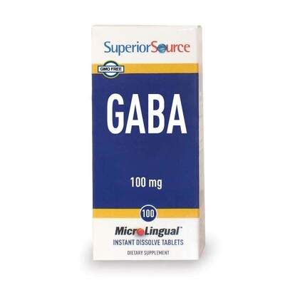 SuperiorSource GABA 100mg 100tabs