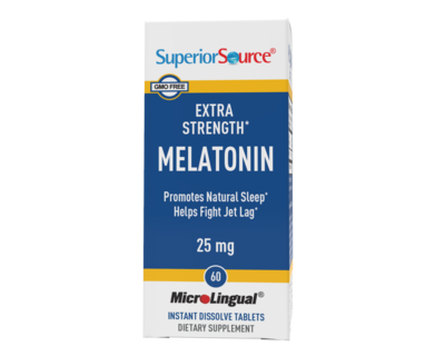 SuperiorSource Melatonin 25mg 60tabs