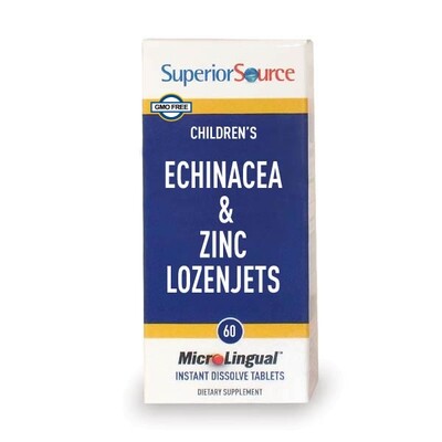 SuperiorSource Kids Echinacea&amp;Zinc 60tabs