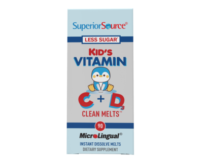 SuperiorSource Kids VitC&amp;D 90tabs