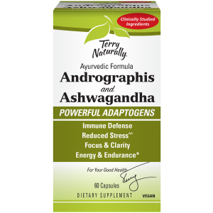 TerryNaturally Andrographis &amp;Ashwagandha 60caps