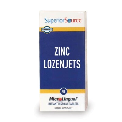 SuperiorSource ZincLozenjets 60tabs