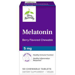 TerryNaturally Melatonin 5mg Berry 50chews