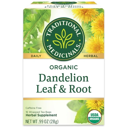 TraditionalMedicinals DandelionLeaf &amp;RootTea 16bags