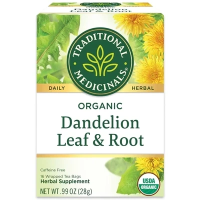 TraditionalMedicinals DandelionLeaf &amp;RootTea 16bags