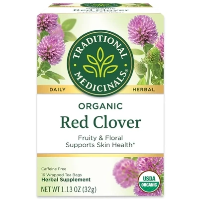 TraditionalMedicinals RedCloverTea 16bags
