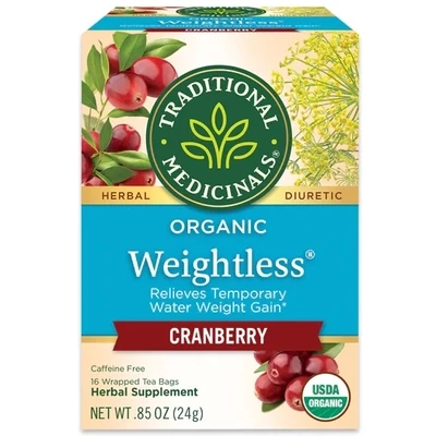 TraditionalMedicinals WeightlossTea Cranberry 16bags