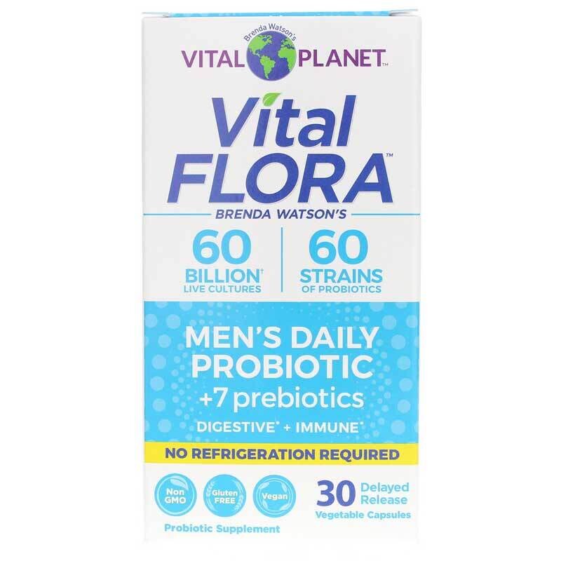 VitalPlanet Mens 60Billion ShelfProbiotic 30ct