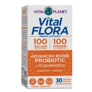 VitalPlanet AdvancedBiome 100Billion Probiotic 30ct