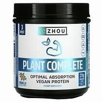 Zhou PlantComplete VanillaPowder 19.9oz