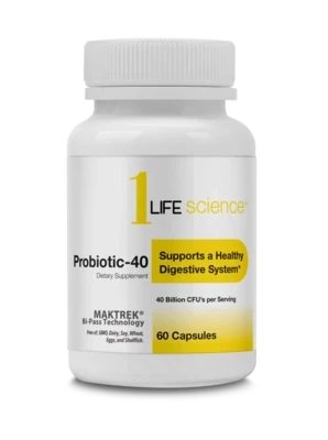 1LifeScience Probiotic 40BillCFU 60Caps