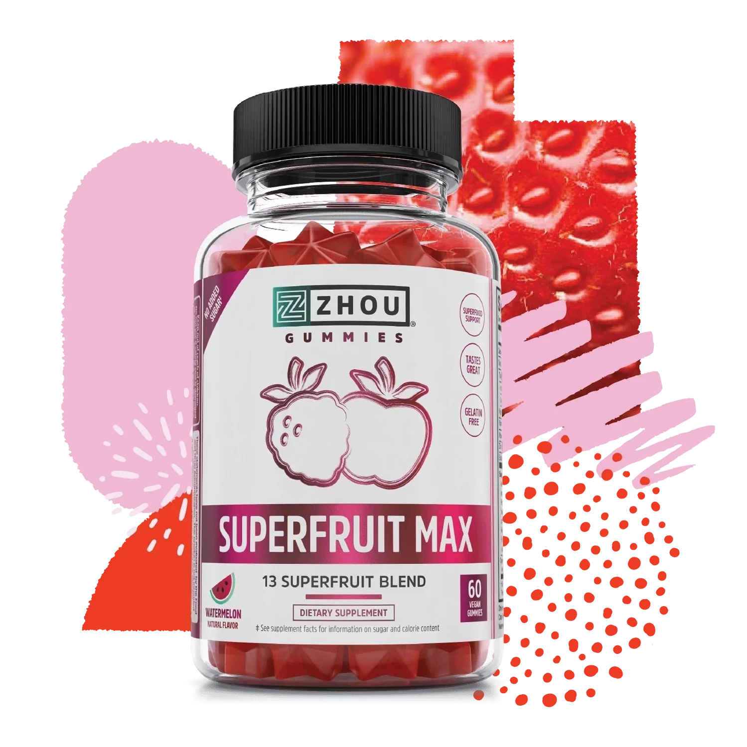 Zhou SuperFruitsMax (WatermelonGummies) 60ct