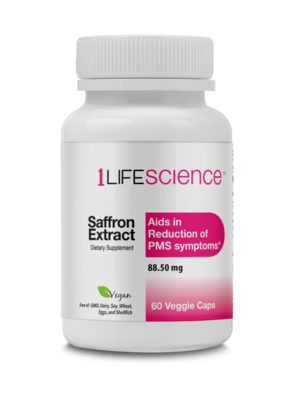 1LifeScience SaffronCaps 88.5mg 60ct