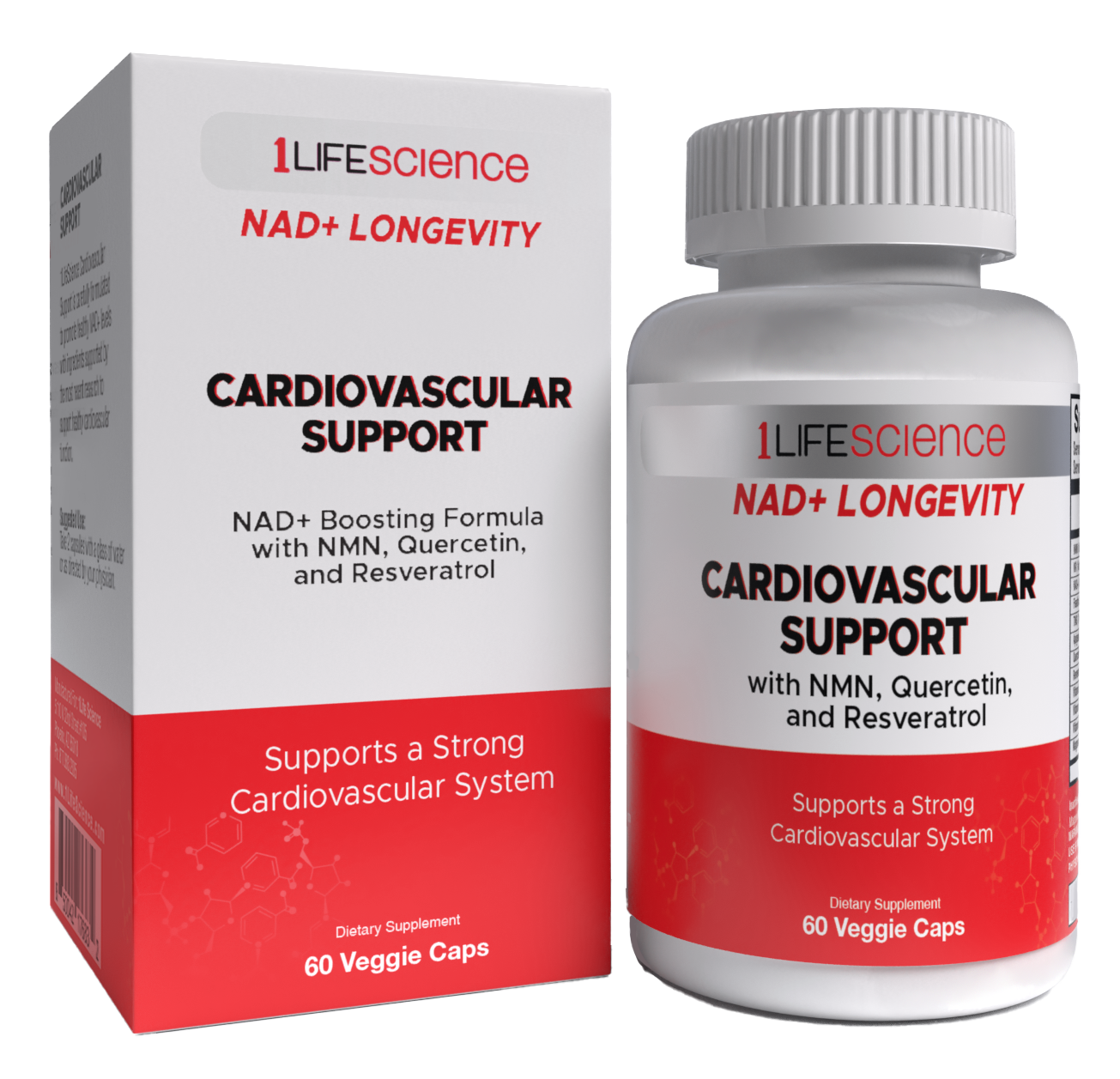 1LifeScience NAD+ Cardiovascular 60ct