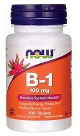 NOW VitaminB-1 100mg 100tabs