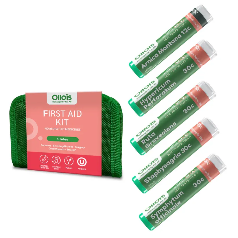 Ollois Ollokit First Aid - 5 Homeopathic Remedies