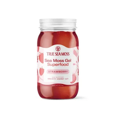 TrueSeaMoss - STRAWBERRY SEA MOSS GEL