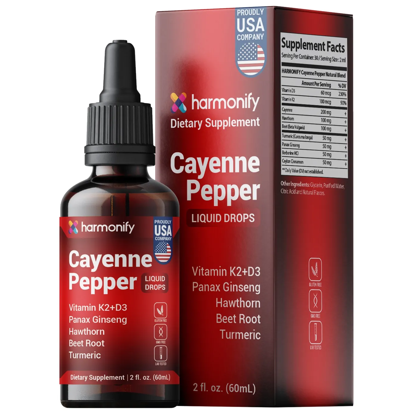 HARMONIFY - Cayenne Pepper Liquid Drops