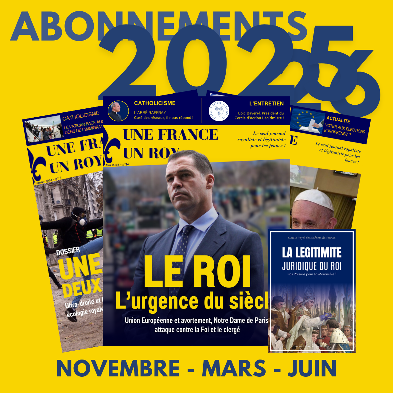 Abonnement UFUR 2026 - Mécène - 3 num.