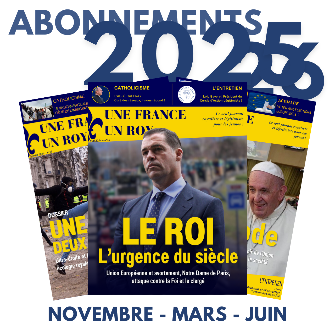 Abonnement UFUR 2026 - Soutien - 3 num.