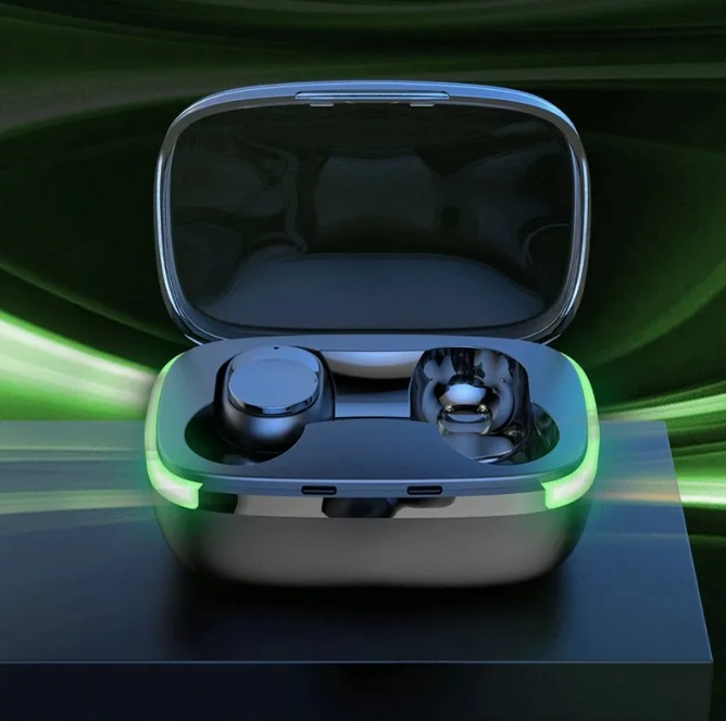 Wireless Bluetooth Earbuds with LED Display (Touch Control and Noise Reduction)