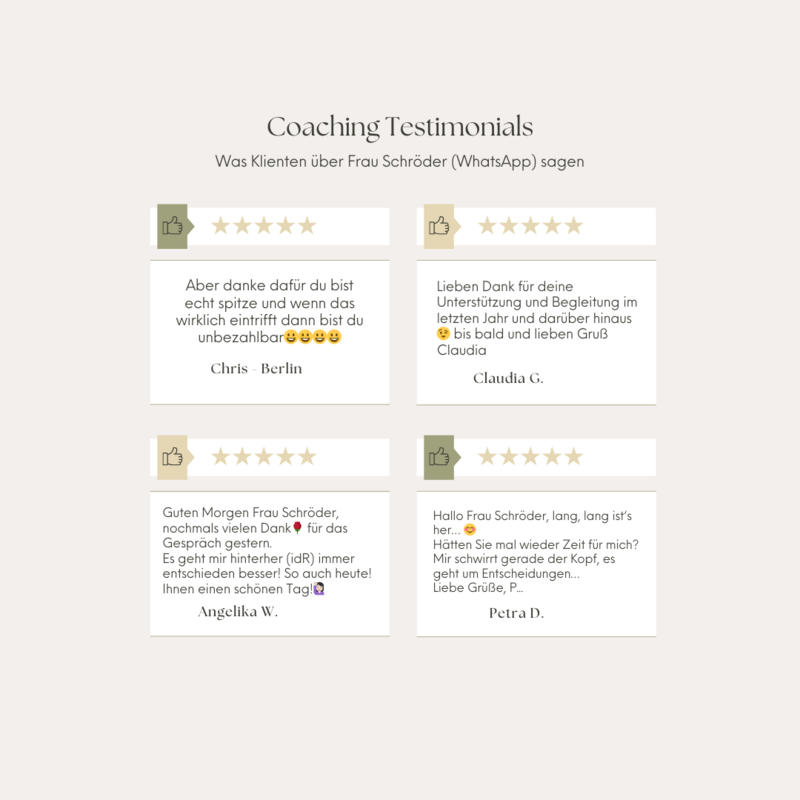 Geschenkgutschein | Kleines Coaching