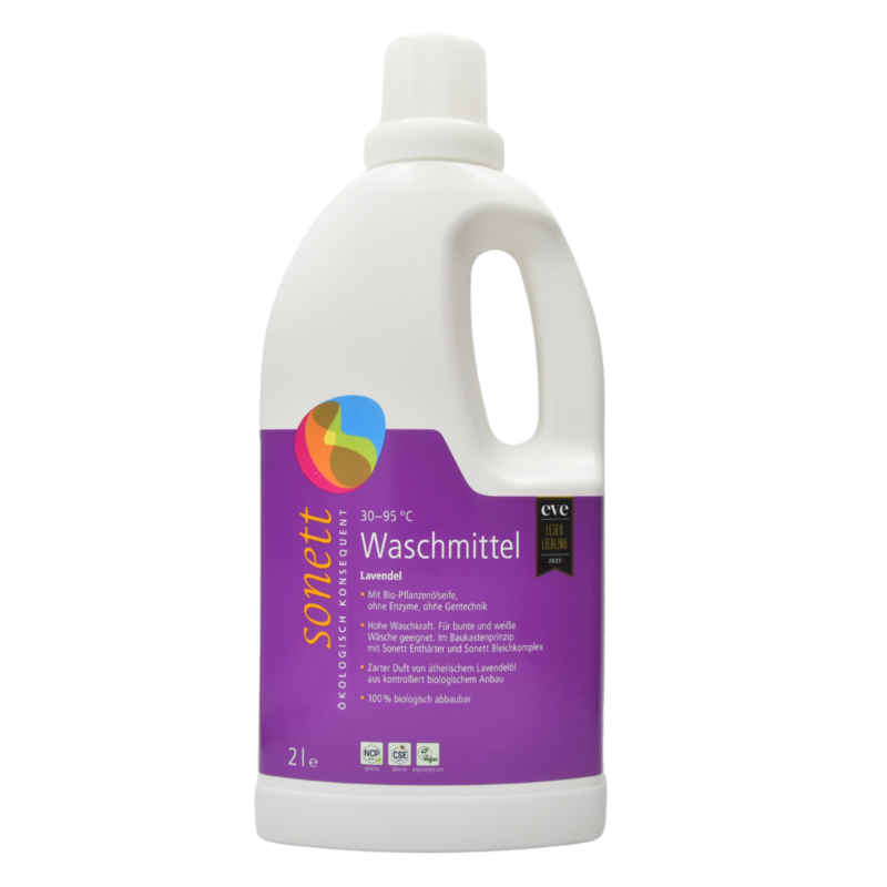Waschmittel flüssig 30 - 95 °C Lavendel Baustein 1