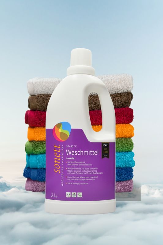 Waschmittel flüssig 30 - 95 °C  Lavendel  Baustein 1