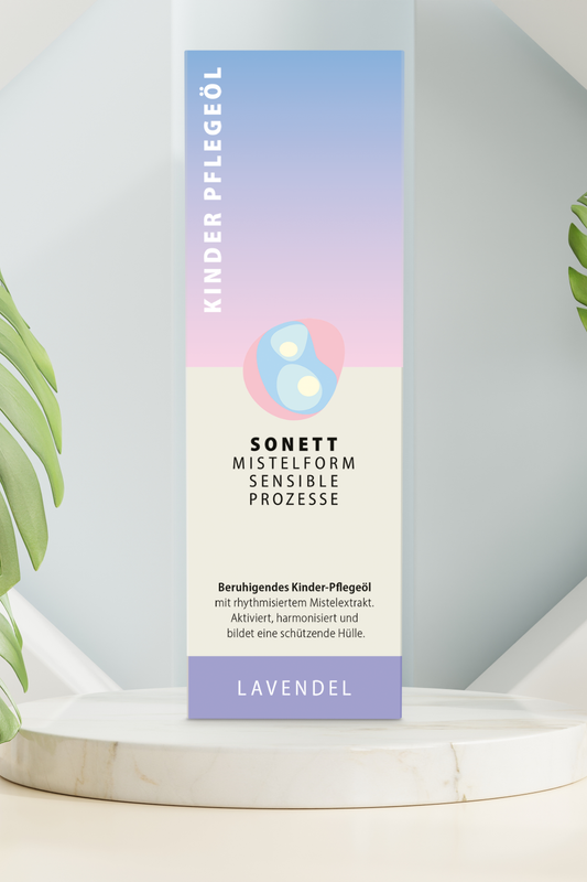 Sonett Kinderpflegeöl Lavendel – natürliches Hautpflegeöl für Kinder ab 3 Jahren mit beruhigendem Duft