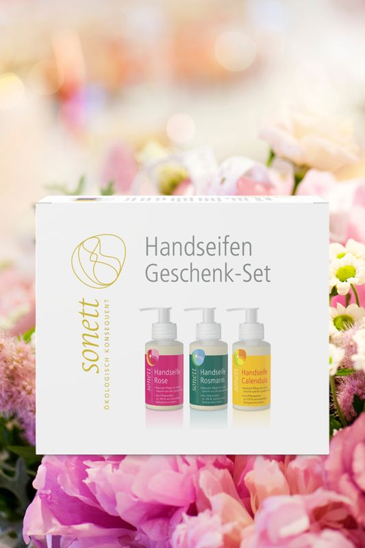 Handseifen Geschenk-Set – Rose, Rosmarin & Calendula | HIBAM Handseifen Geschenk-Set mit Rose, Rosmarin & Calendula – pflegend, natürlich und ideal zum Verschenken.