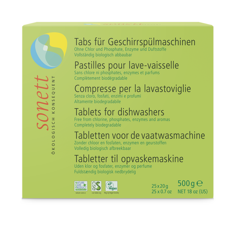 Tabs für Geschirrspülmaschinen