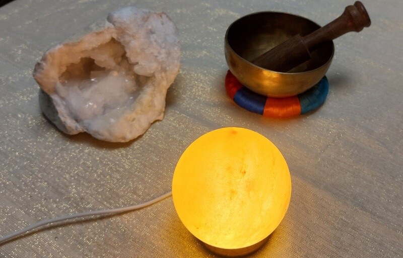 lampe usb en sel de l'himalaya
