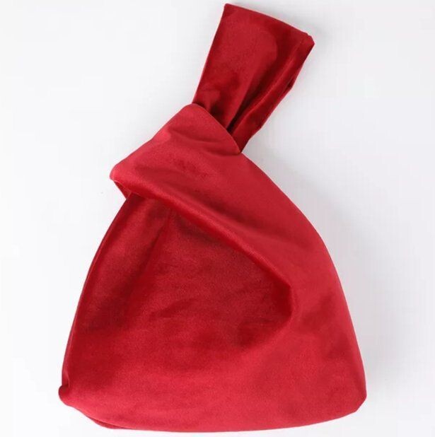 Saco fiesta terciopelo rojo